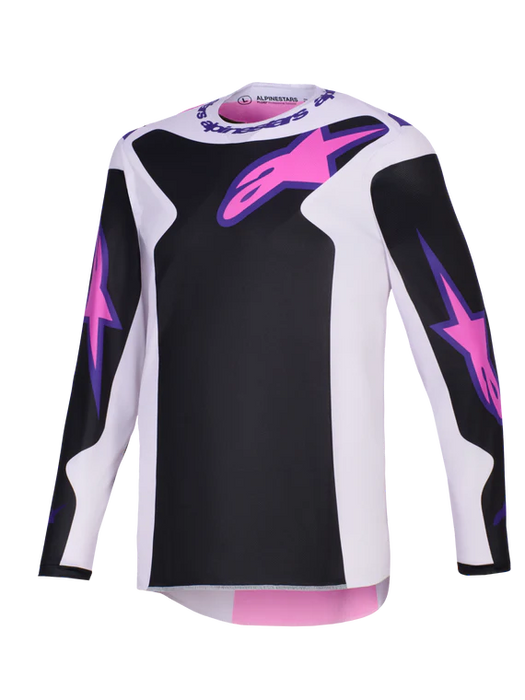 2026 Fluid Grid Jersey Black/Light Gray/Purple