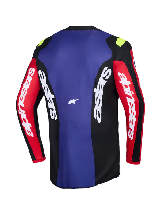 Fluid Grid Jersey - Red/Black/Purple