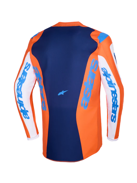 Fluid Grid Jersey - Orange/UCLA Blue