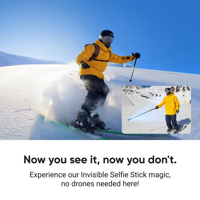 Invisible selfie stick