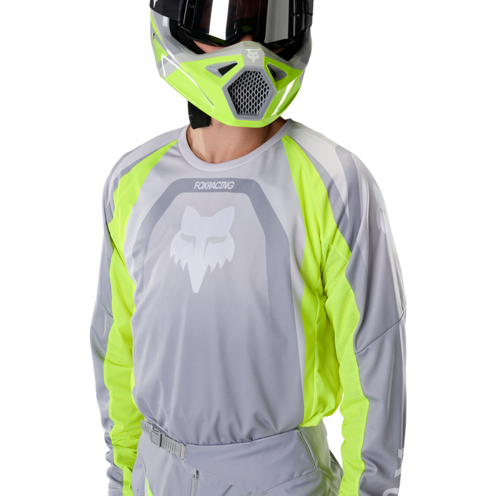 Fox Racing Men's 180 Frame Jersey - Gry/Yel