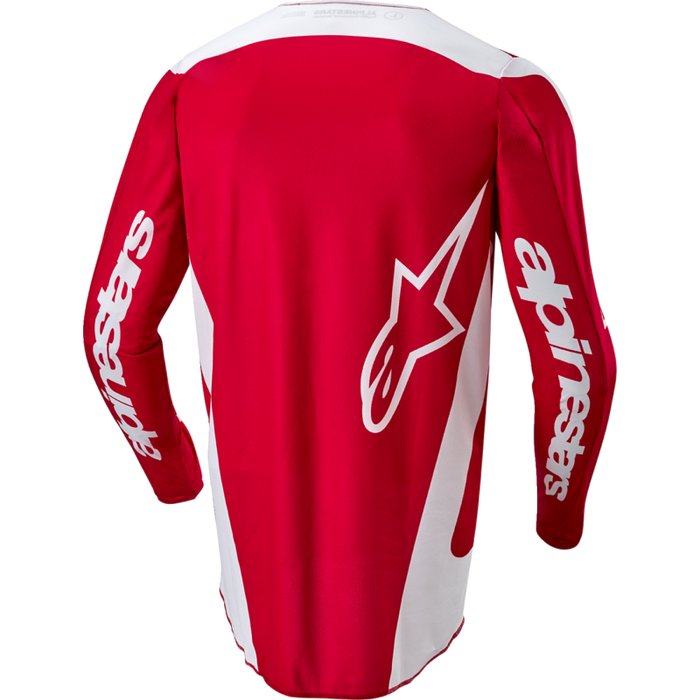 Fluid Lurv Jersey - Mars Red/White