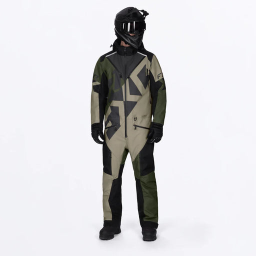 Men's Cold Cross CX Lite Monosuit - Army/Stone