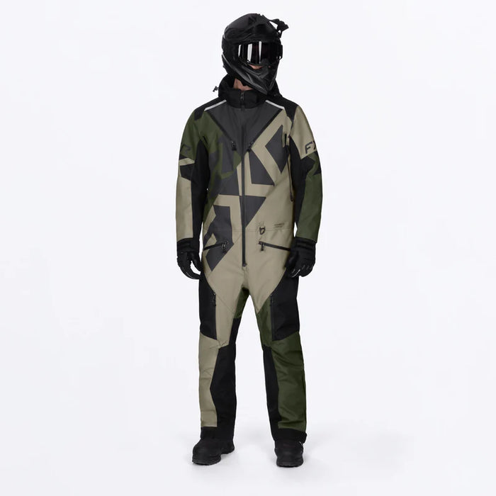 Men's Cold Cross CX Lite Monosuit - Army/Stone