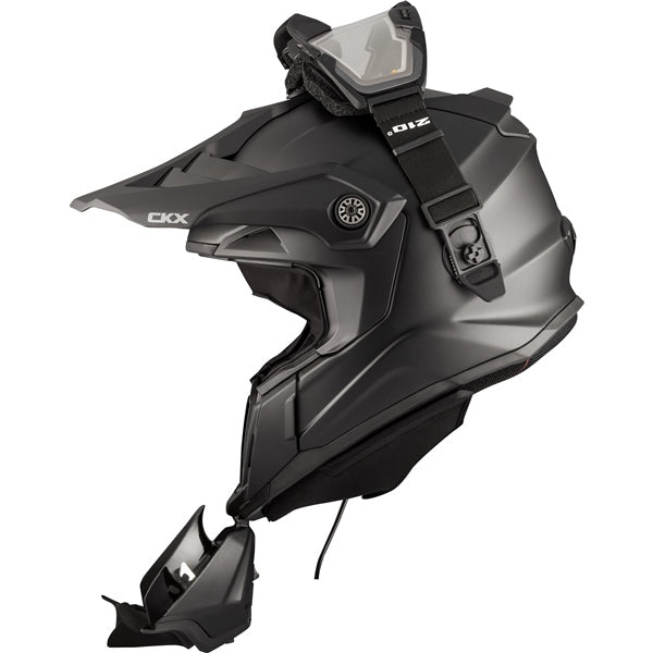 Titan Electric X Original Combo Helmet - Matte Black