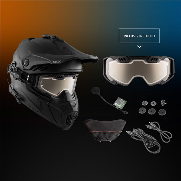 Titan Air Flow Electric Helmet - Matte Black
