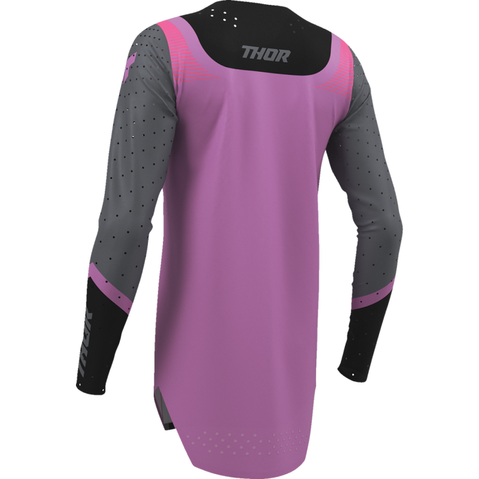 Ladies Sportmode Velocity Jersey - Black/Orchid