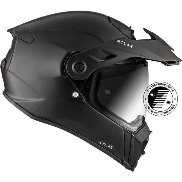 Atlas Dual Sport Helmet - Matte Black