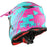 CKX Youth TX019Y Offroad Helmet - Error Teal/Pink
