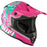 CKX Youth TX019Y Offroad Helmet - Gleam Pink/Green