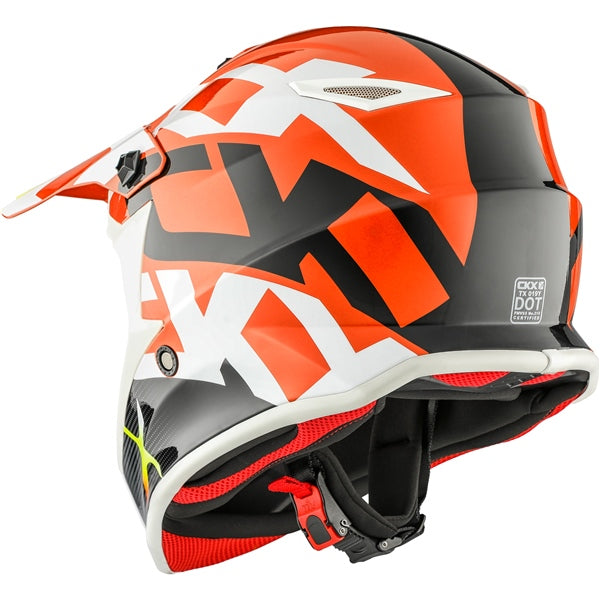 CKX Youth TX019Y Offroad Helmet - Howl Orange