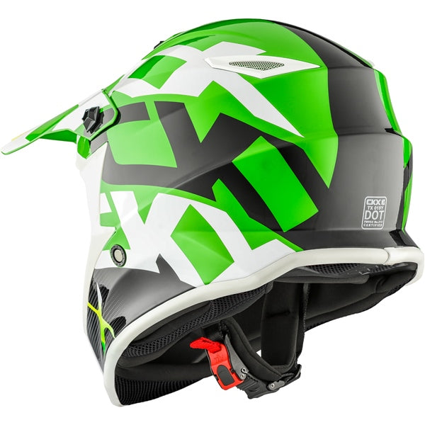 CKX Youth TX019Y Offroad Helmet - Howl Green