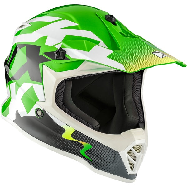 CKX Youth TX019Y Offroad Helmet - Howl Green