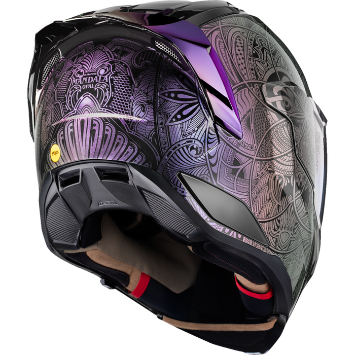 Icon Ultraflight Opal Mandala Helmet - Purple