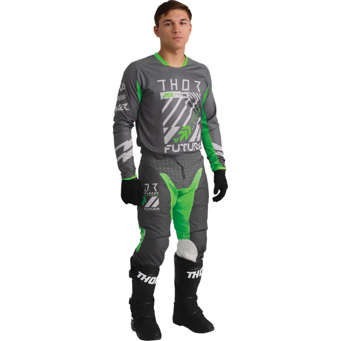 Thor Launchmode Futura Pant - Char/Green