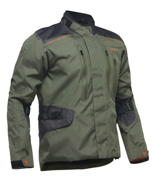 Range Adventure Jacket Green/Orange