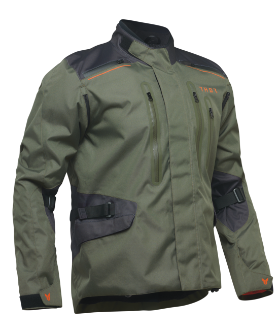 Range Adventure Jacket Green/Orange