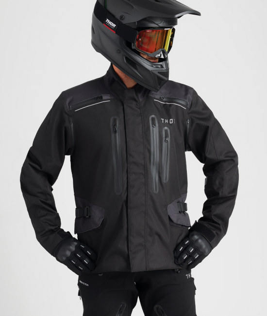 Thor Range Adventure Jacket Black/Grey