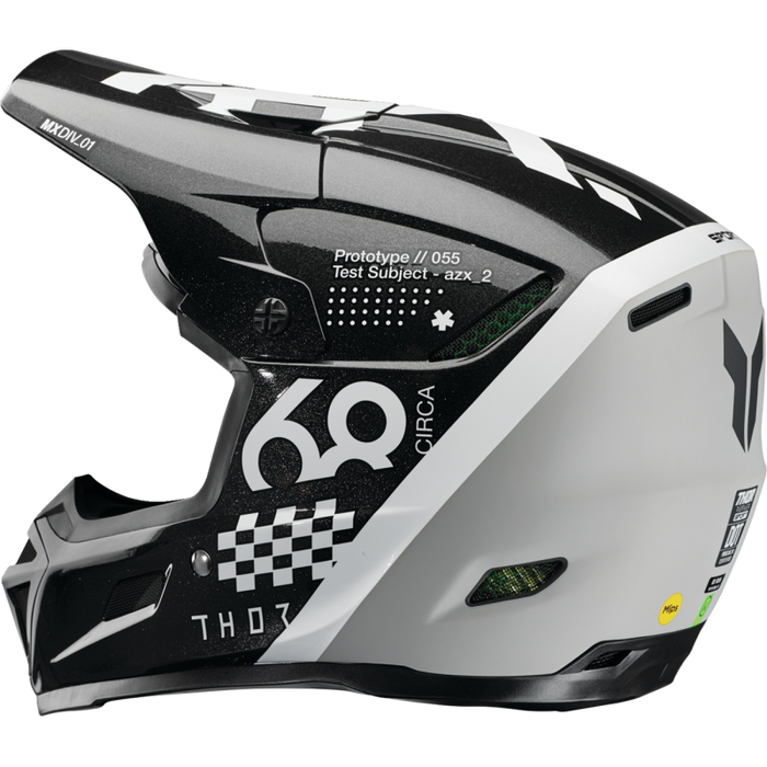 Reflex Sport Riot Helmet - Black/White