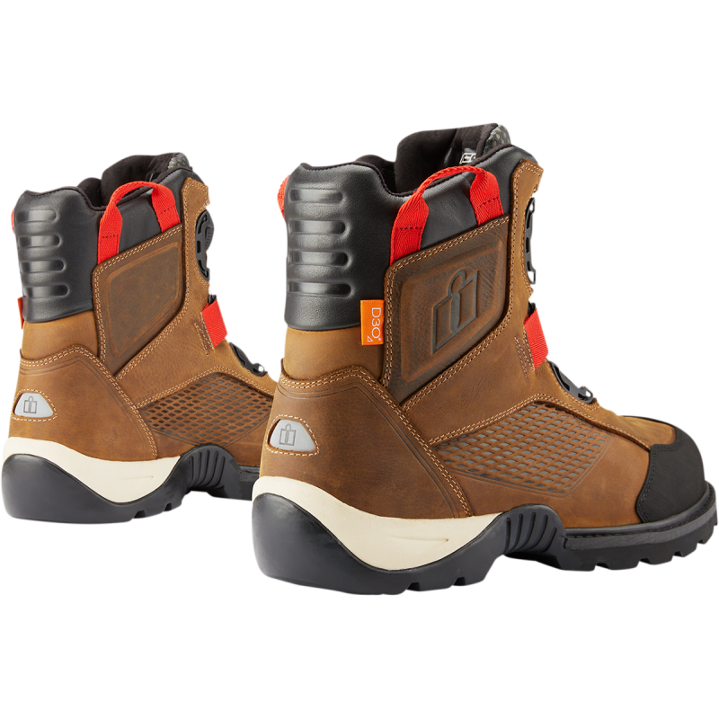 Icon Stormhawk Boots - Tan — Motorsports HQ