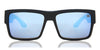 Spy Optics Sunglasses Cyrus Matte Black -  Happy Boost Polar Ice  Blue Mirror