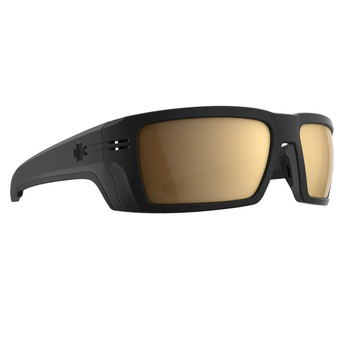 Spy Optics Sunglasses Rebar SE ANSI RX Matte  Black - Happy Bronze Gold Mirror