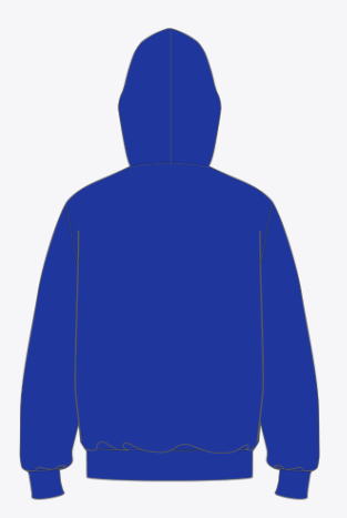 Youth Bolt Fleece Hoodie - Blue