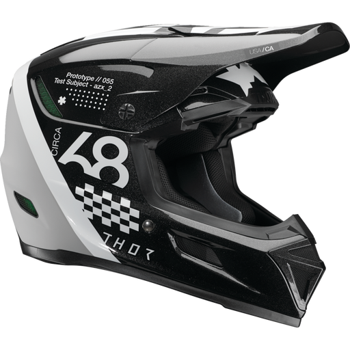 Reflex Sport Riot Helmet - Black/White