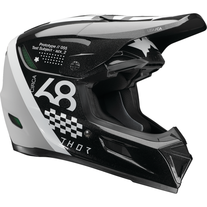 Reflex Sport Riot Helmet - Black/White