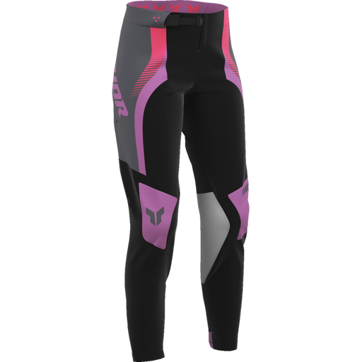 Ladies Sportmode Velocity Pants - Black/Orchird