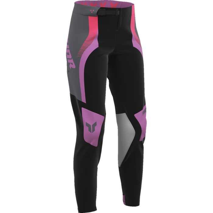 Ladies Sportmode Velocity Pants - Black/Orchird
