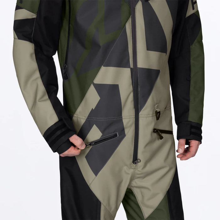 Men's Cold Cross CX Lite Monosuit - Army/Stone
