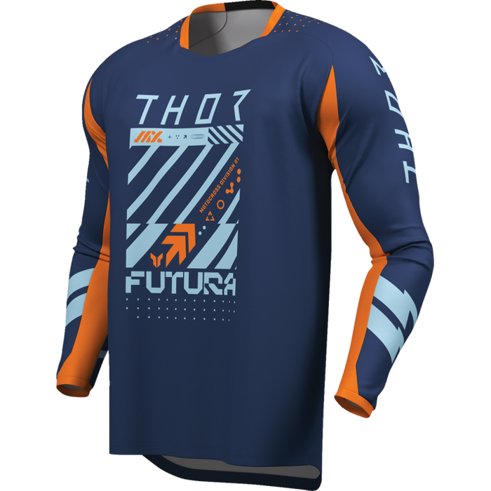 Launchmode Futura Jersey - Navy/Orange