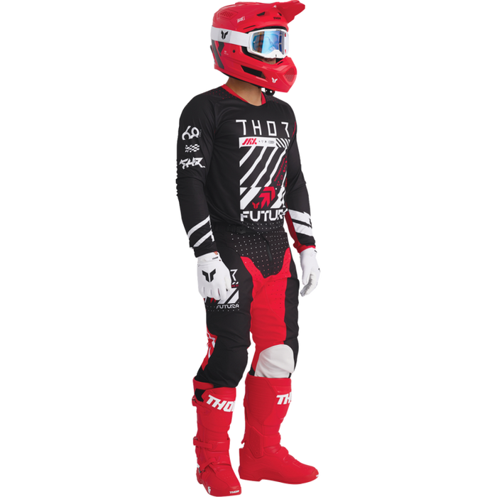 Thor Launchmode Futura Pant - Black/Red