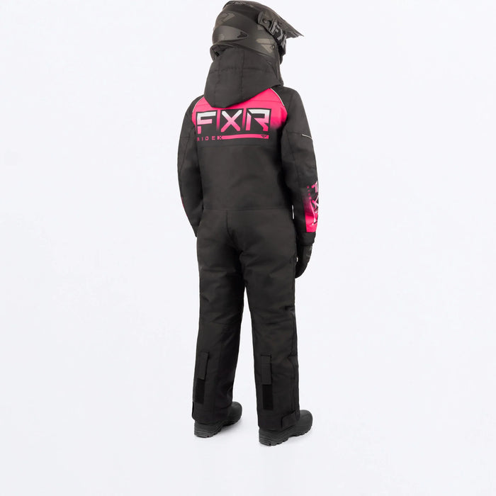 Youth Recruit Monosuit - Black/Pink