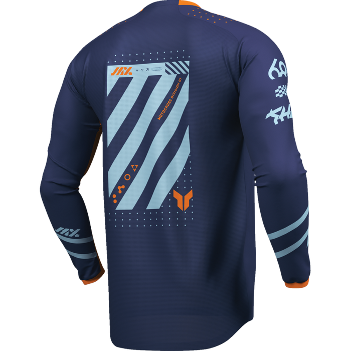 Launchmode Futura Jersey - Navy/Orange