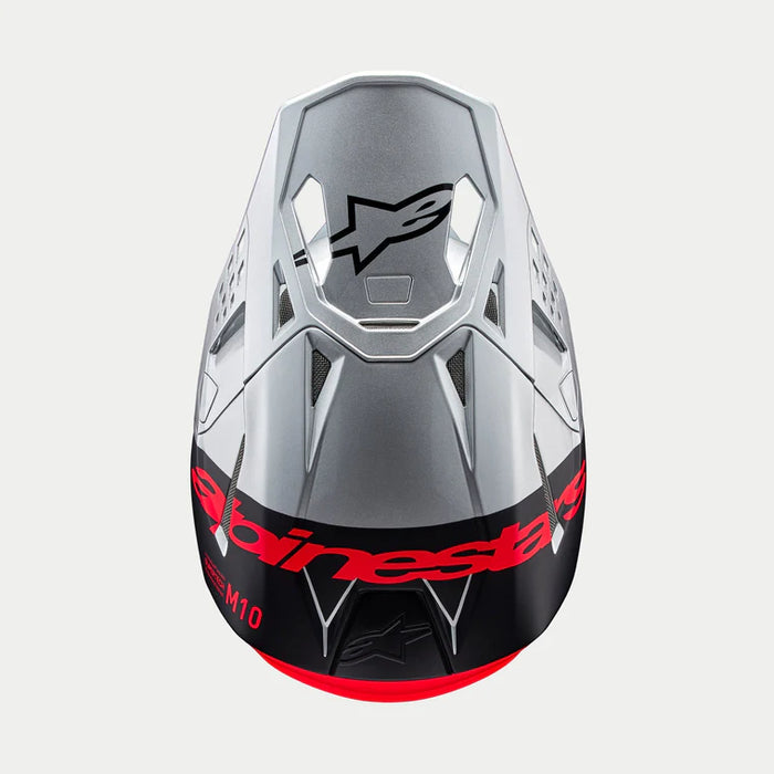 Supertech M10 Flood Helmet - Black/Gray/Red