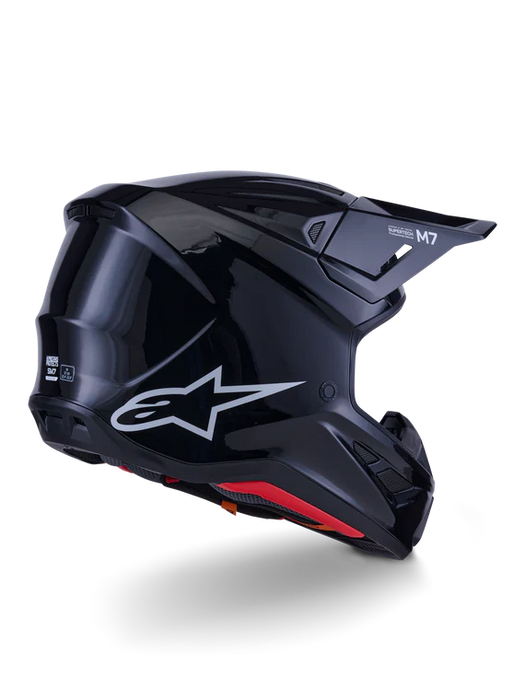 S-M7 Solid Helmet Ece06 - Gloss Black