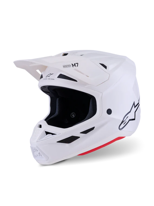 S-M7 Solid Helmet Ece06 - Gloss White