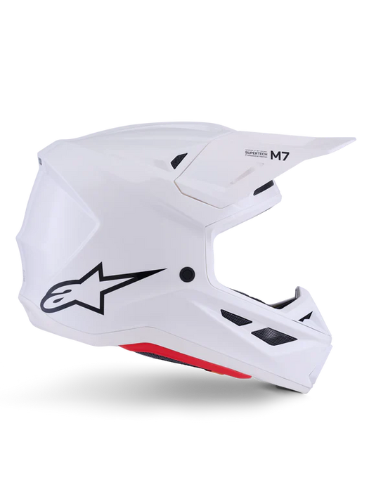 S-M7 Solid Helmet Ece06 - Gloss White