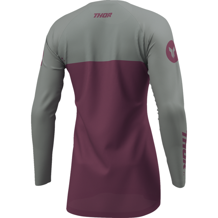Thor Ladies Ridemode Menace Jersey - Purple/Grey