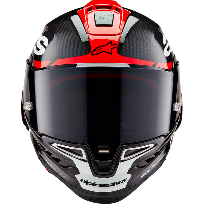 Supertech R10 Element Helmet - Carbon Black/Red/White