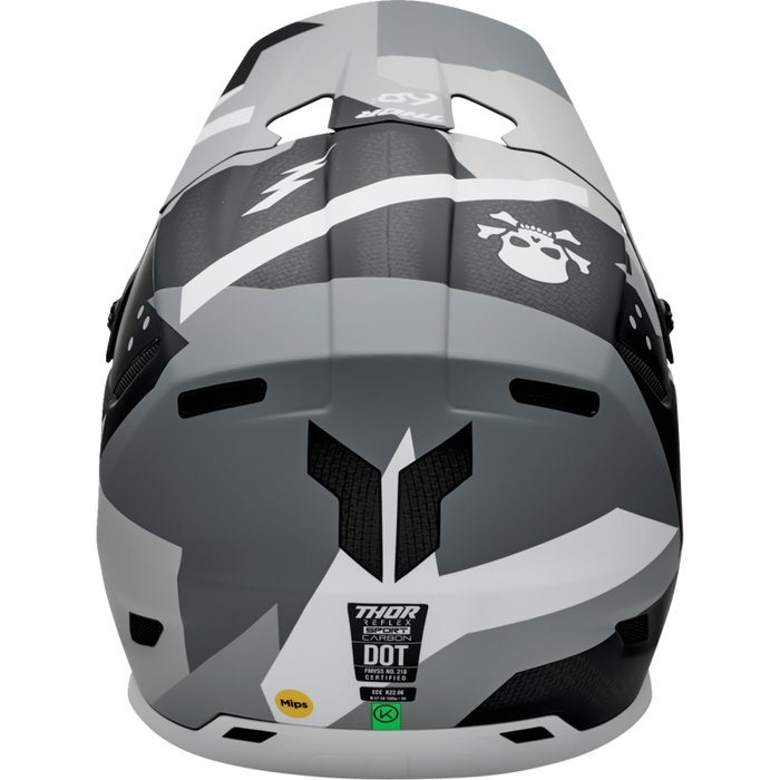 Reflex Sport Brave Helmet - Carbon Gray/White