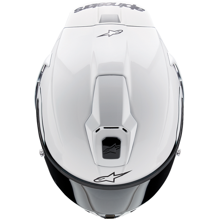 Supertech R10 Solid Helmet - Gloss White/Matte Black