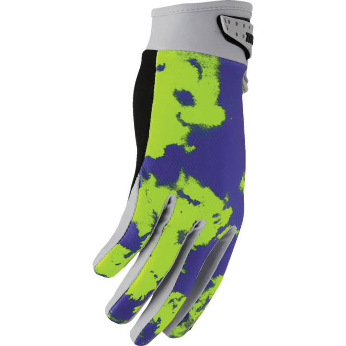 Launchmode Bleach Gloves - Gray/Acid