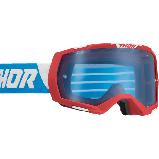 Regiment Goggle - Reb/Blue/White