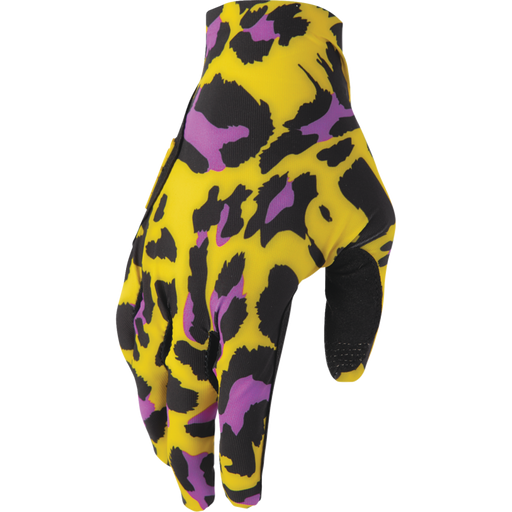 Sportmode Cheetah Gloves - Yellow/Purple