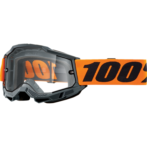 ACCURI 2 ENDURO MOTO GOGGLE ORANGE - CLEAR LENS