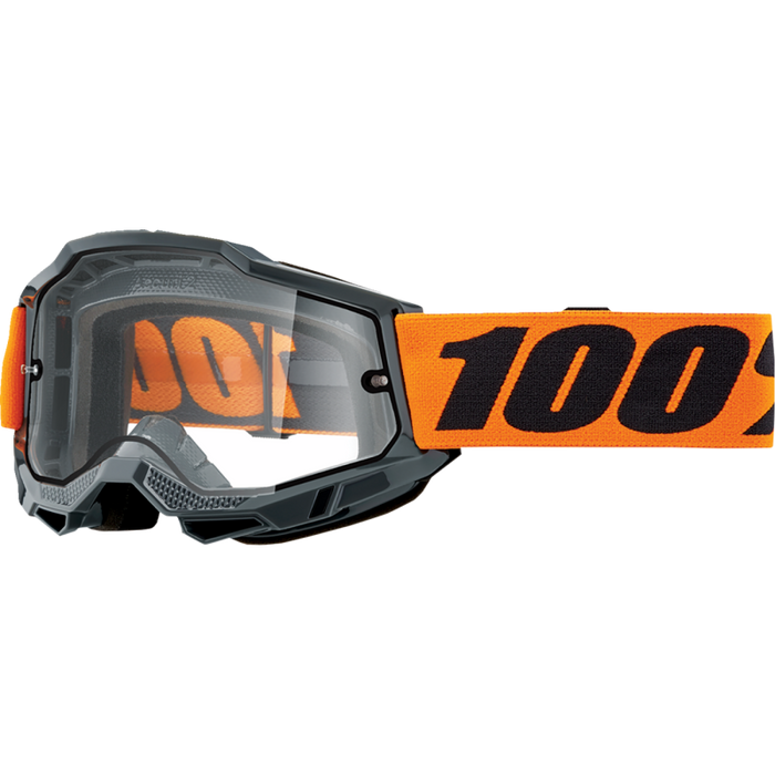 ACCURI 2 ENDURO MOTO GOGGLE ORANGE - CLEAR LENS