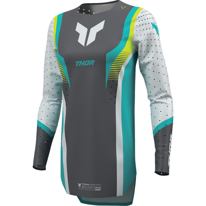Ladies Sportmode Velocity Jersey - Gray/Aqua
